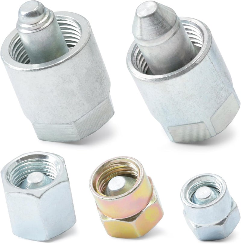 GLOXTED 10810 Diesel Common Rail Fuel Injectors 12/14/16/18/20MM Block-off Fuel-Rail Caps Set Replacement for Cummins 2003-2022 for Duramax 2001-2022 for Ford 2008-2022 Engine Pressure Diagnostics - Image 1